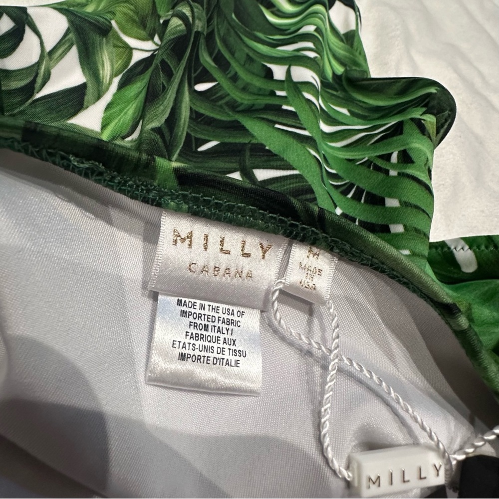 Milly Wrap One Piece Swimsuit Size Medium New with Tags Flawed - Picture 10 of 13